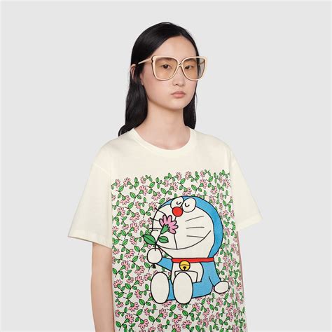 gucci x doraemon shirt